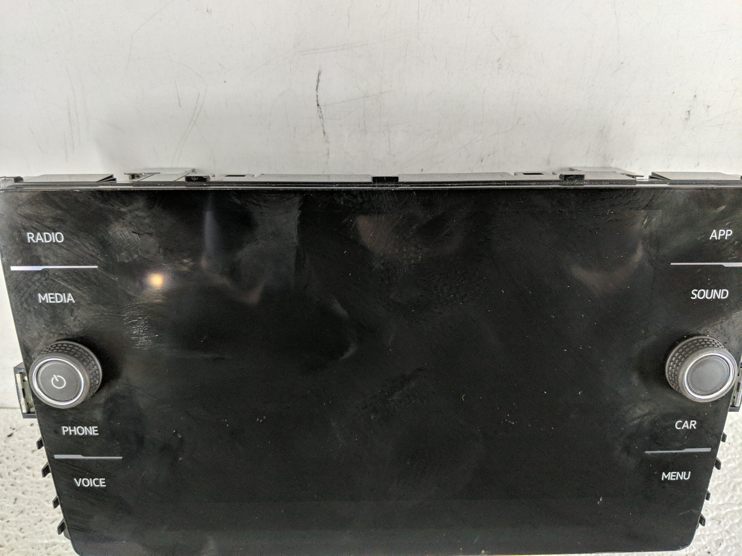 2021-2022 Volkswagen Atlas Radio AM FM Cd Player Receiver Replacement P/N:5G6 919 605 C Fits Fits 2021 2022 OEM Used Auto Pa