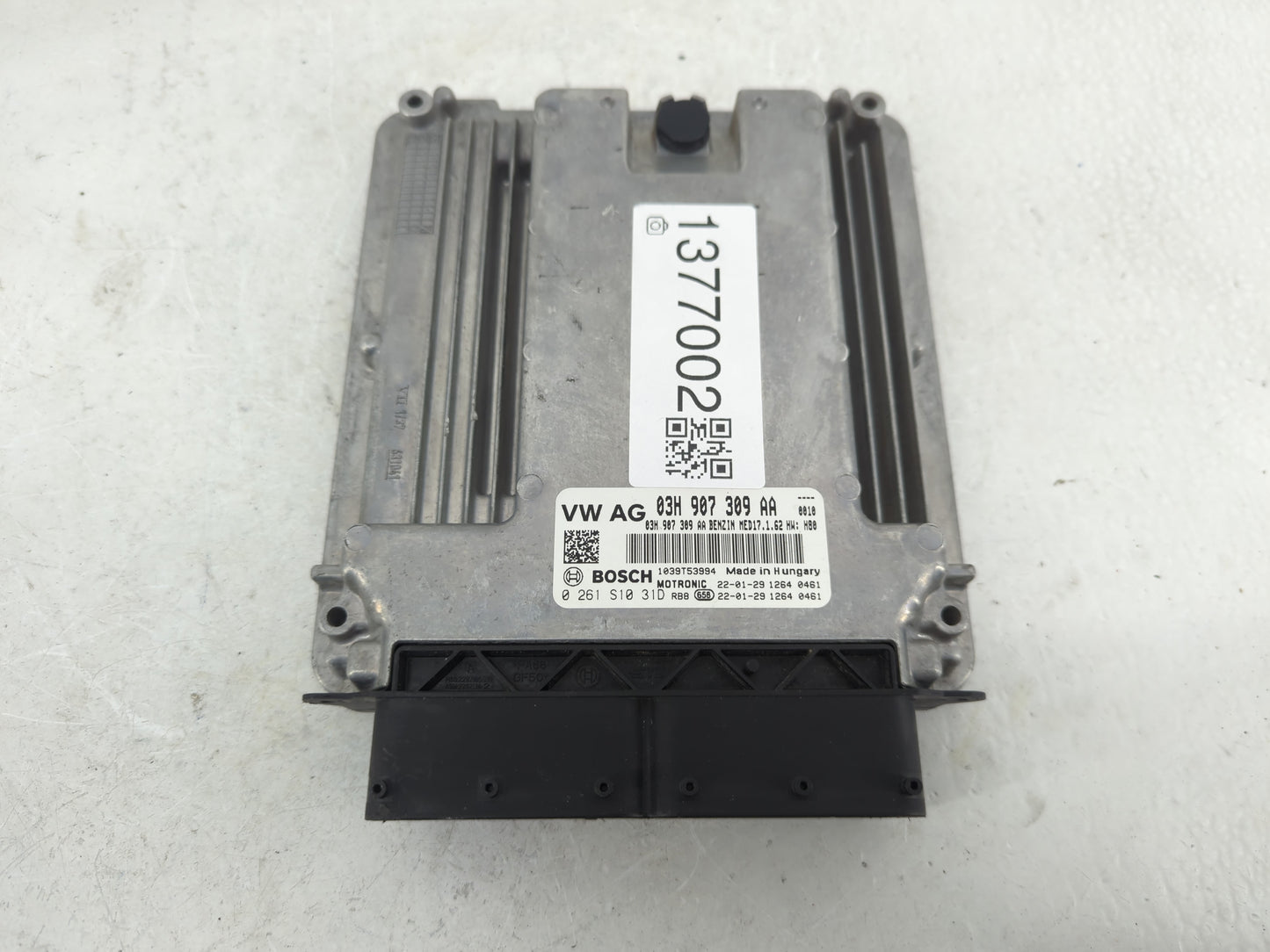 2022 Volkswagen Atlas PCM Engine Control Computer ECU ECM PCU OEM P/N:03H 907 309 AA 0 261 S10 Fits OEM Used Auto Parts - Oe