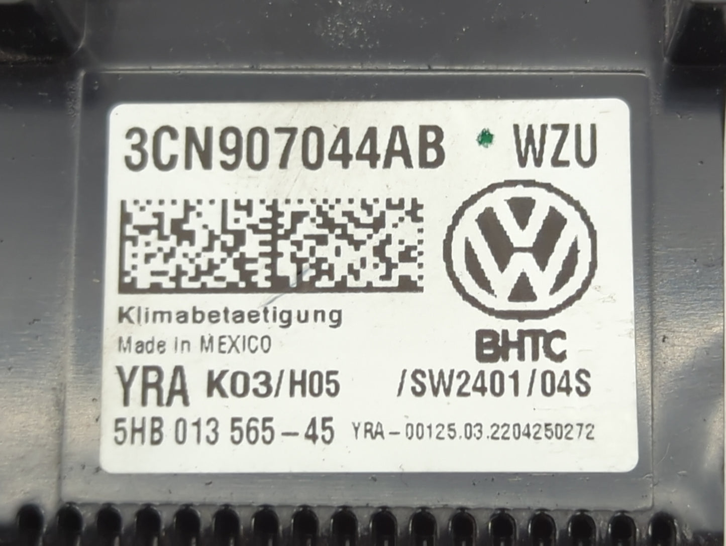 2022 Volkswagen Atlas Climate Control Module Temperature AC/Heater Replacement P/N:3CN907044AB 5HB013565-45 Fits OEM Used Au