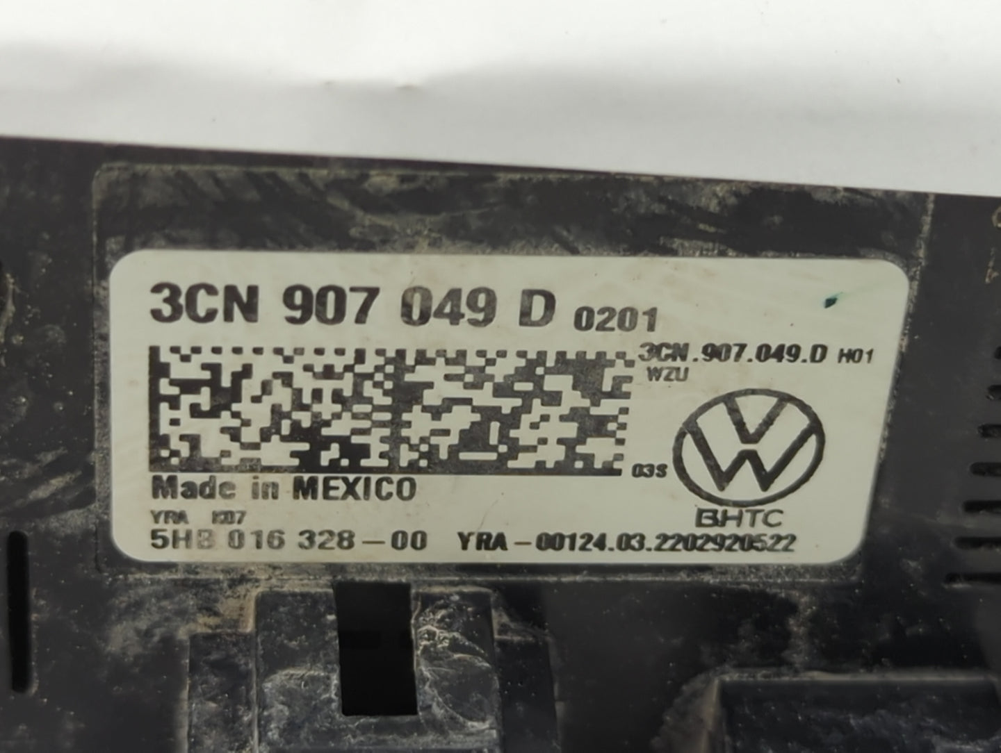 2022 Volkswagen Atlas Climate Control Module Temperature AC/Heater Replacement P/N:3CN907049D 5HB01632800 Fits OEM Used Auto