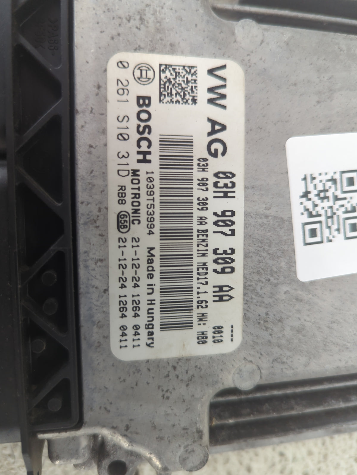 2022 Volkswagen Atlas PCM Engine Control Computer ECU ECM PCU OEM P/N:03H 907 309 AA 0 261 S10 31D, 1039T53994 Fits OEM Used