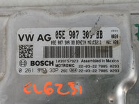 2022 Volkswagen Jetta PCM Engine Control Computer ECU ECM PCU OEM P/N:05E 907 309 BB Fits OEM Used Auto Parts - Oemusedautop