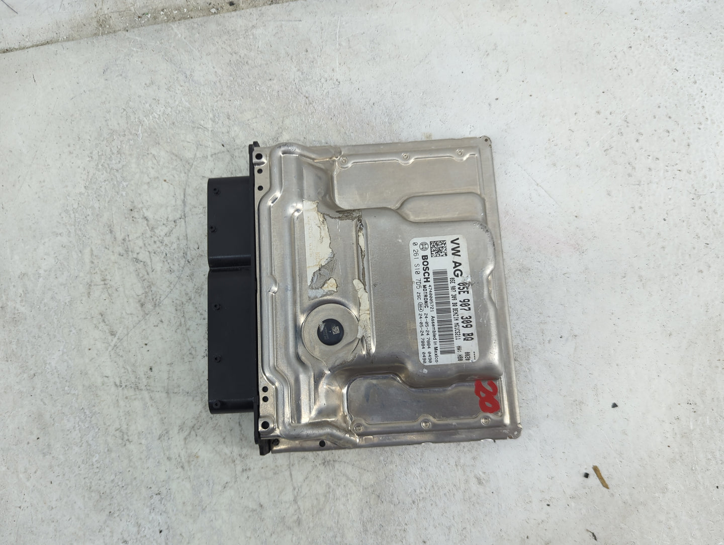 2022 Volkswagen Taos PCM Engine Control Computer ECU ECM PCU OEM P/N:05E907309BQ 0261S107D5, 1034486853-01 Fits OEM Used Aut