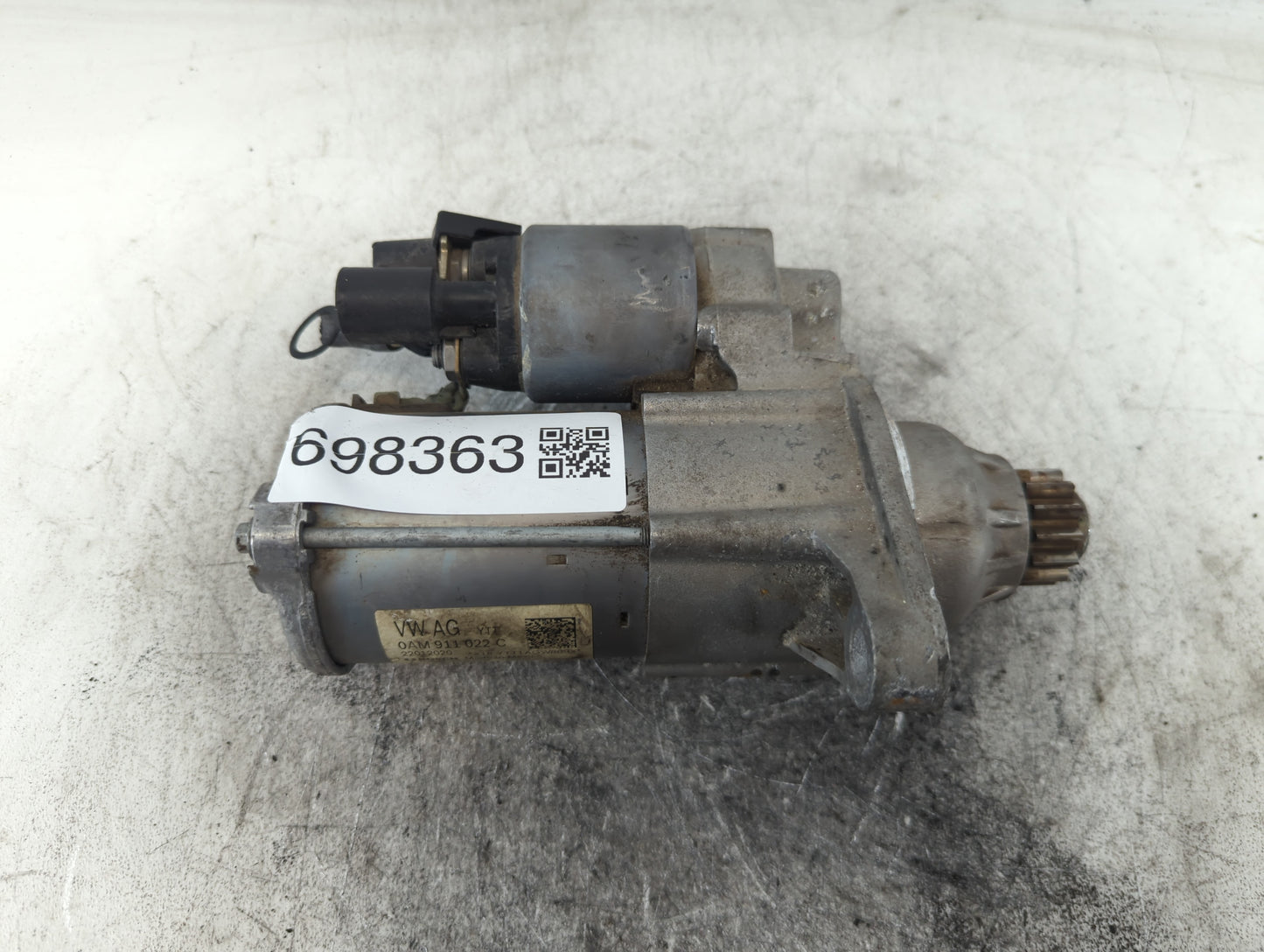2022 Volkswagen Taos Car Starter Motor Solenoid OEM P/N:0AM 911 022 C Fits OEM Used Auto Parts - Oemusedautoparts1.com