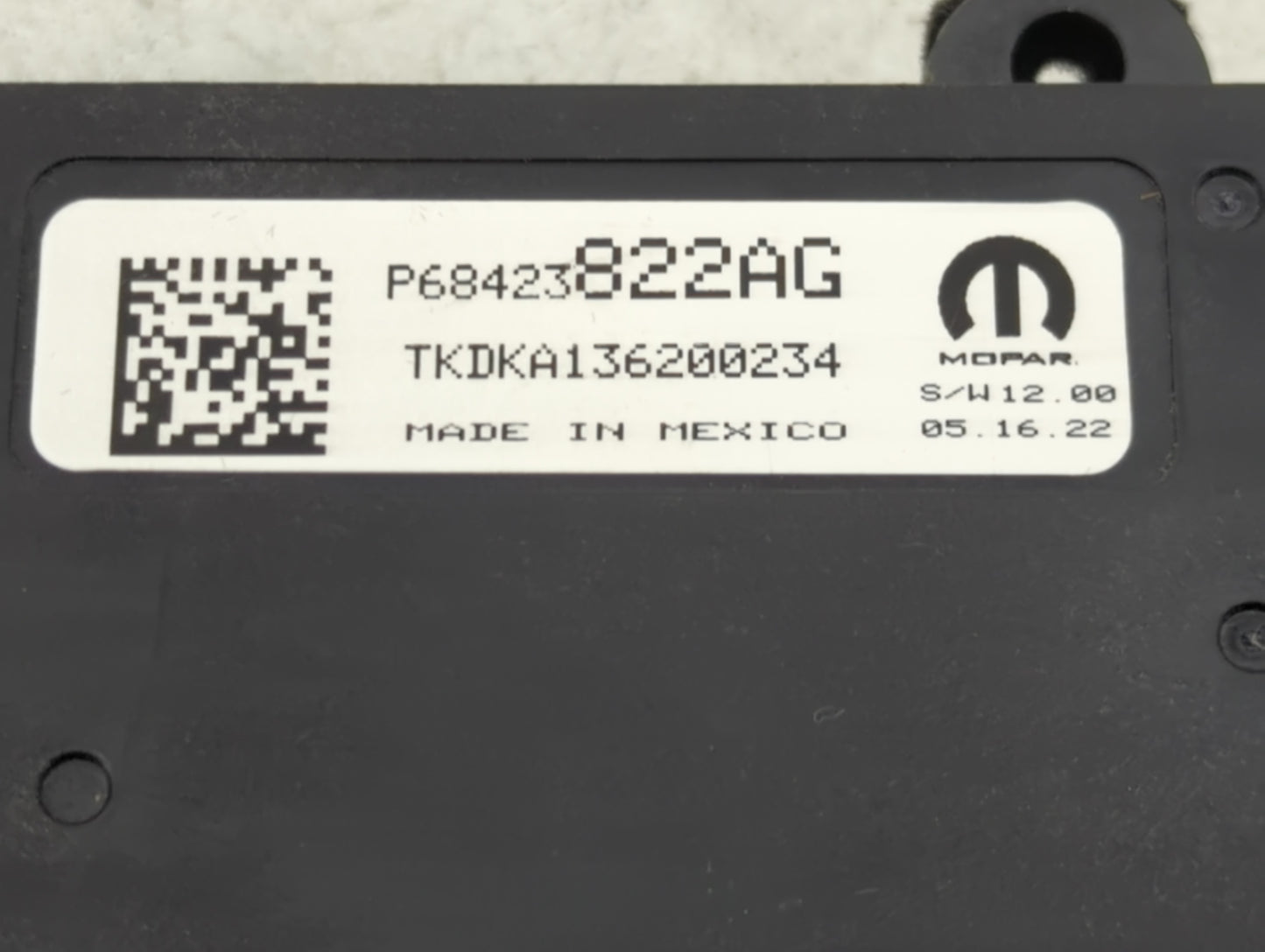 2022 Wagoneer Wagoneer Climate Control Module Temperature AC/Heater Replacement P/N:P68423822AG Fits OEM Used Auto Parts - O