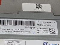 2023 Alfa Romeo Stelvio Radio AM FM Cd Player Receiver Replacement P/N:503551762941 50570871, 14KM3L01RE1R, GRG2S01 Fits OEM