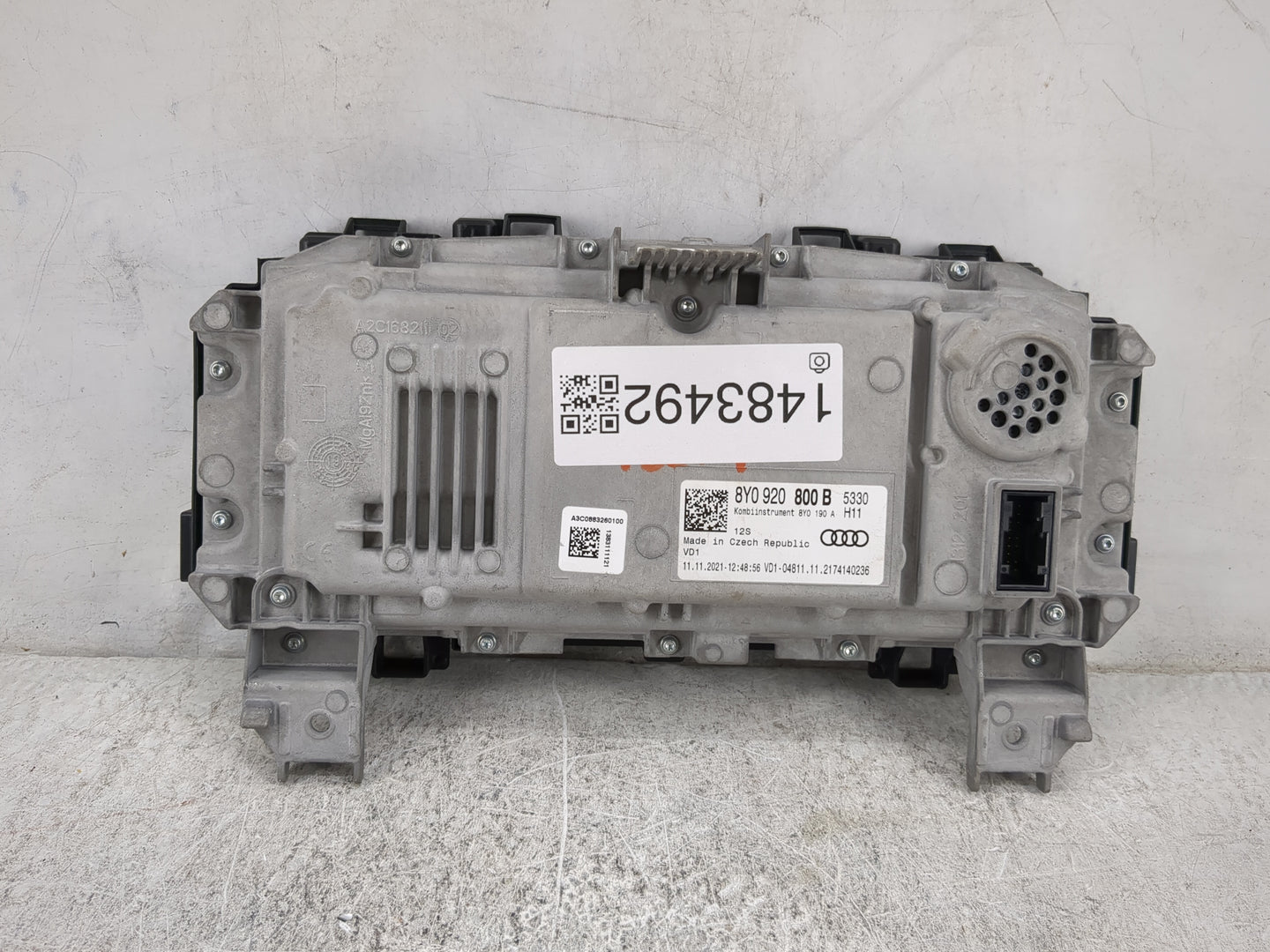 2023 Audi A3 Instrument Cluster Speedometer Gauges P/N:8Y0920800B 8Y0190A Miles: Fits OEM Used Auto Parts - Oemusedautoparts