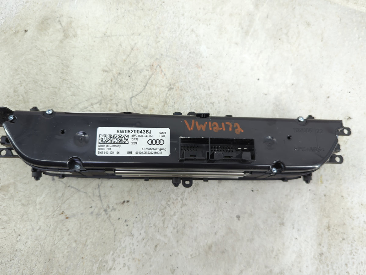 2023 Audi A5 Climate Control Module Temperature AC/Heater Replacement P/N:8W0820043BJ 8W0.820.043.BJ, 5HB 013 479-66 Fits OE