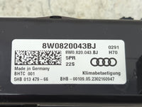 2023 Audi A5 Climate Control Module Temperature AC/Heater Replacement P/N:8W0820043BJ 8W0.820.043.BJ, 5HB 013 479-66 Fits OE