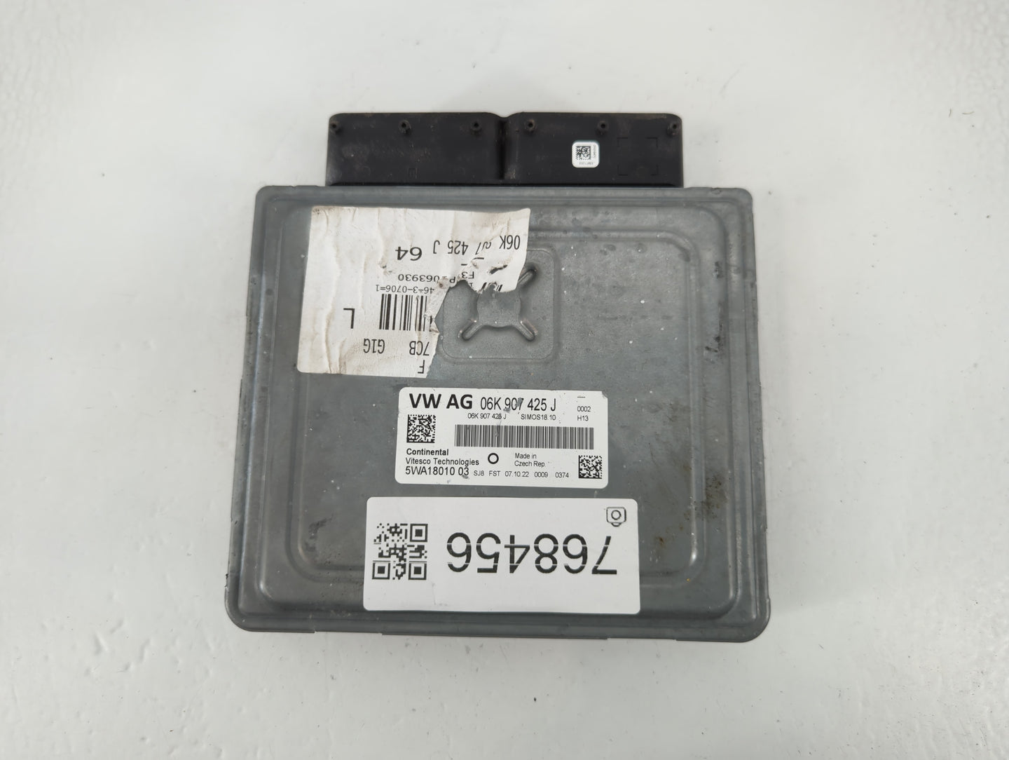 2023 Audi Q3 PCM Engine Control Computer ECU ECM PCU OEM P/N:06K 907 425 J Fits OEM Used Auto Parts - Oemusedautoparts1.com