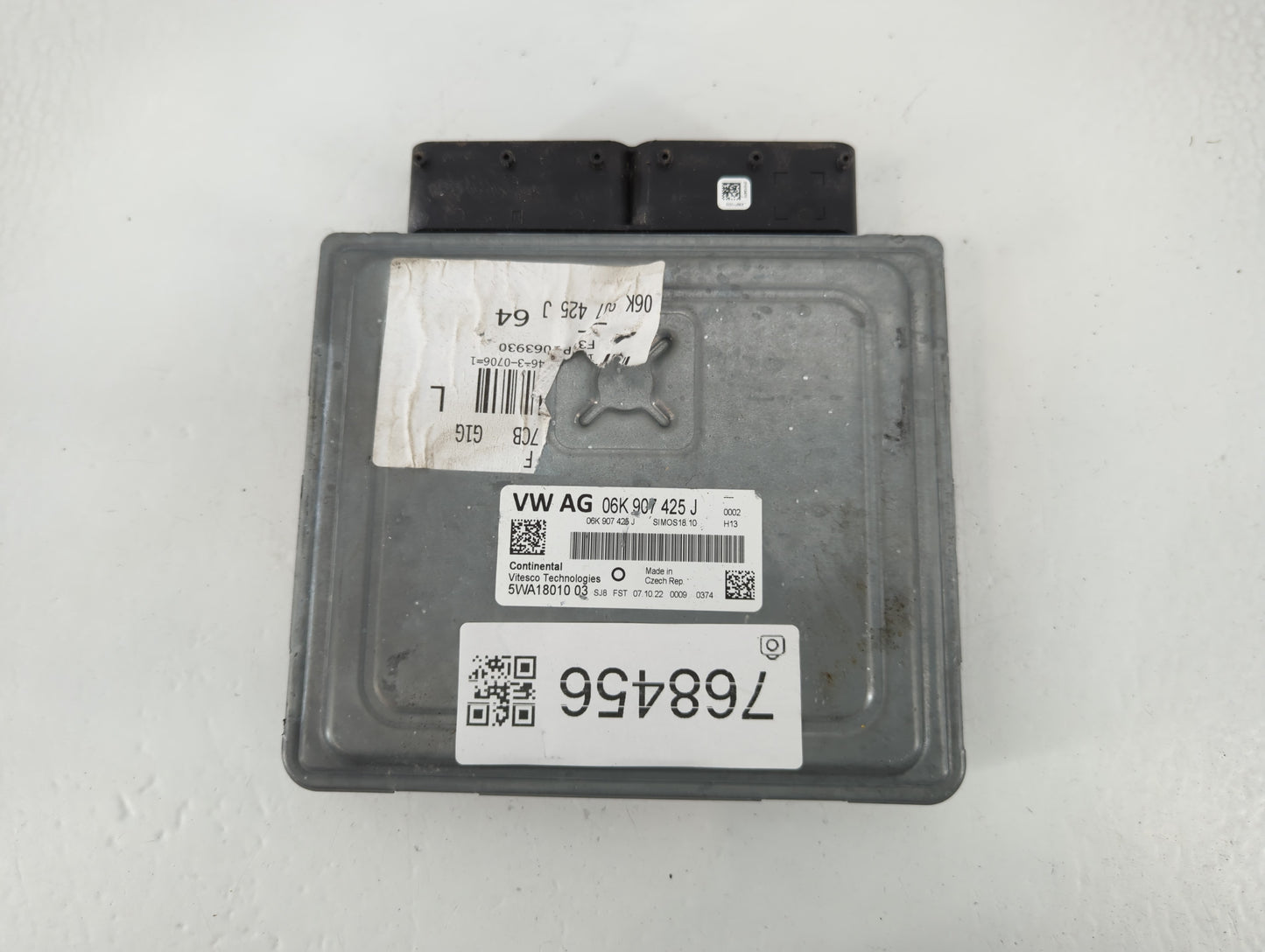 2023 Audi Q3 PCM Engine Control Computer ECU ECM PCU OEM P/N:06K 907 425 J Fits OEM Used Auto Parts - Oemusedautoparts1.com