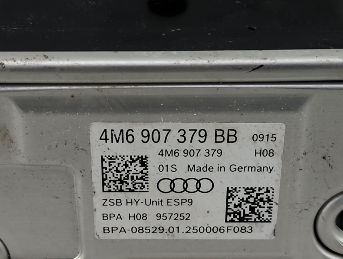2020-2022 Audi Q7 ABS Pump Control Module Replacement P/N:4M6907379 Fits Fits 2020 2021 2022 OEM Used Auto Parts - Oemusedau