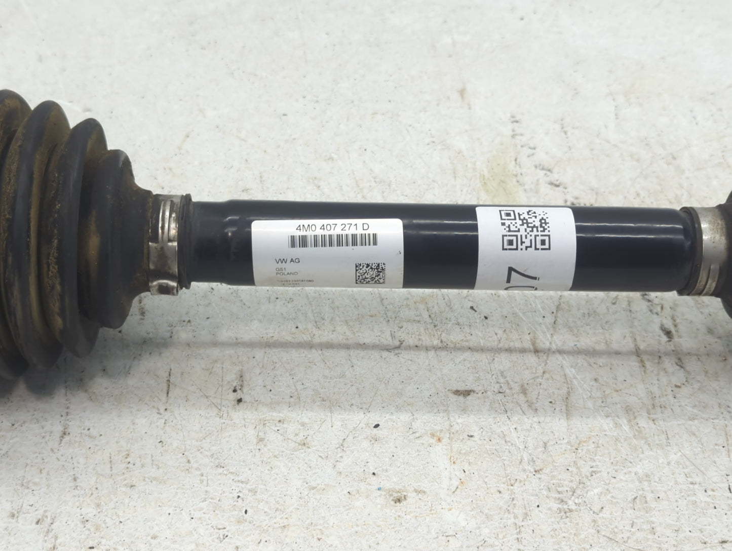 2017-2022 Audi Q7 Axle Shaft Front Passenger Cv C/v - Oemusedautoparts1.com