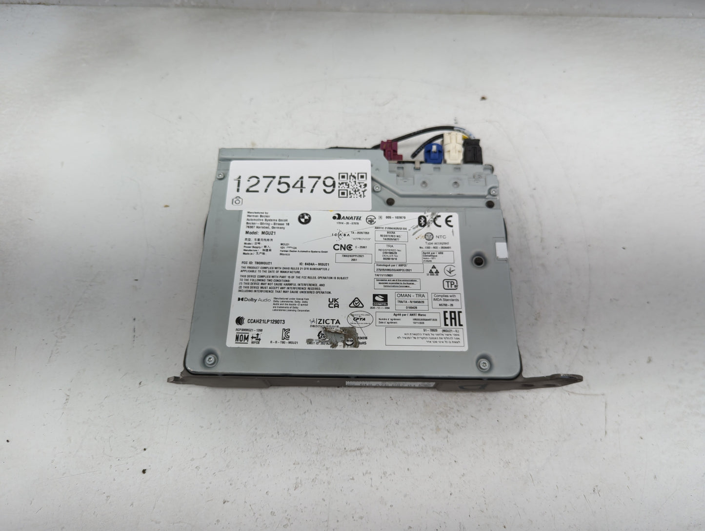 2023 Bmw 330i Radio AM FM Cd Player Receiver Replacement P/N:CI5 A7C C87 01 Fits OEM Used Auto Parts - Oemusedautoparts1.com