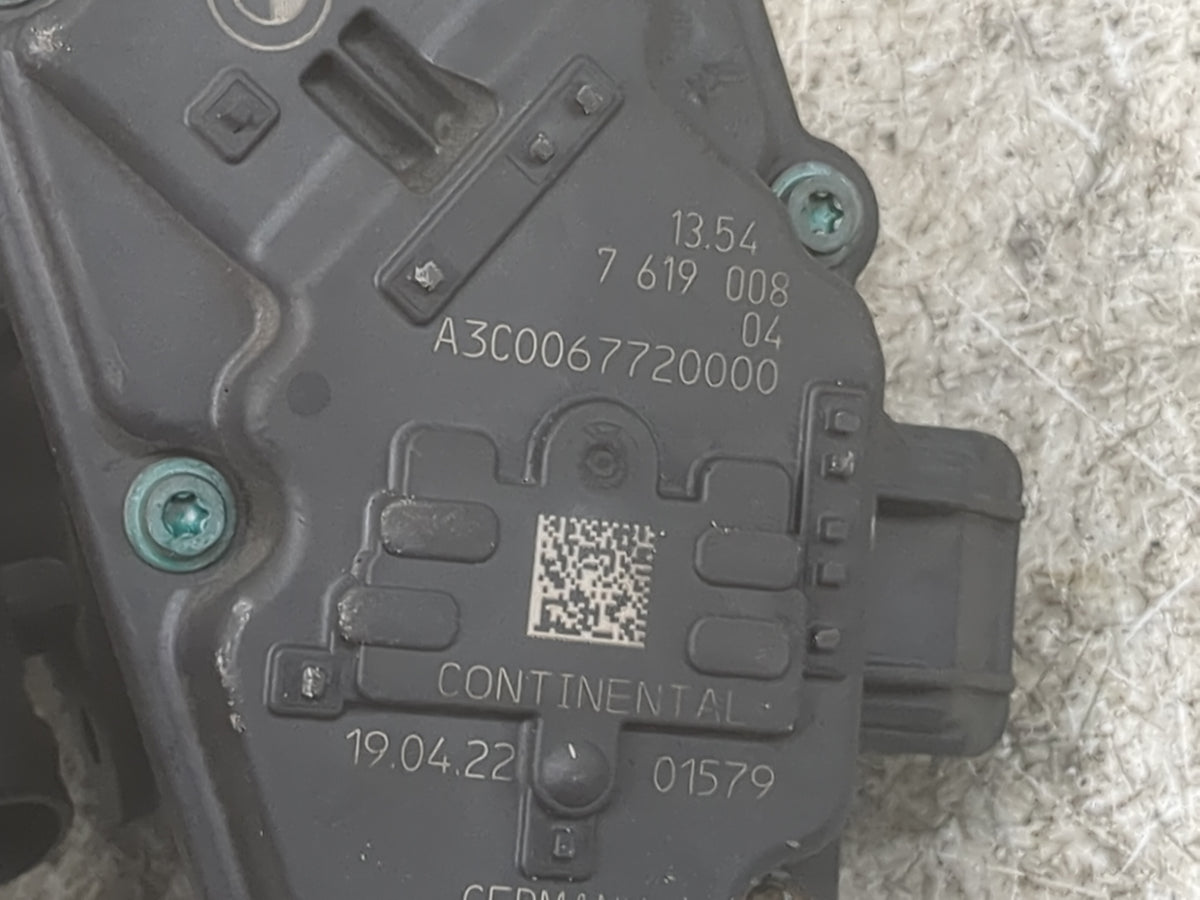 2018-2020 Bmw X2 Throttle Body P/N:A3C0067720000 7 619 008 Fits Fits 2016 2017 2018 2019 2020 2021 2022 OEM Used Auto Parts 