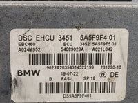 2023 Bmw X3 ABS Pump Control Module Replacement P/N:5A5F9F4 01 Fits OEM Used Auto Parts - Oemusedautoparts1.com
