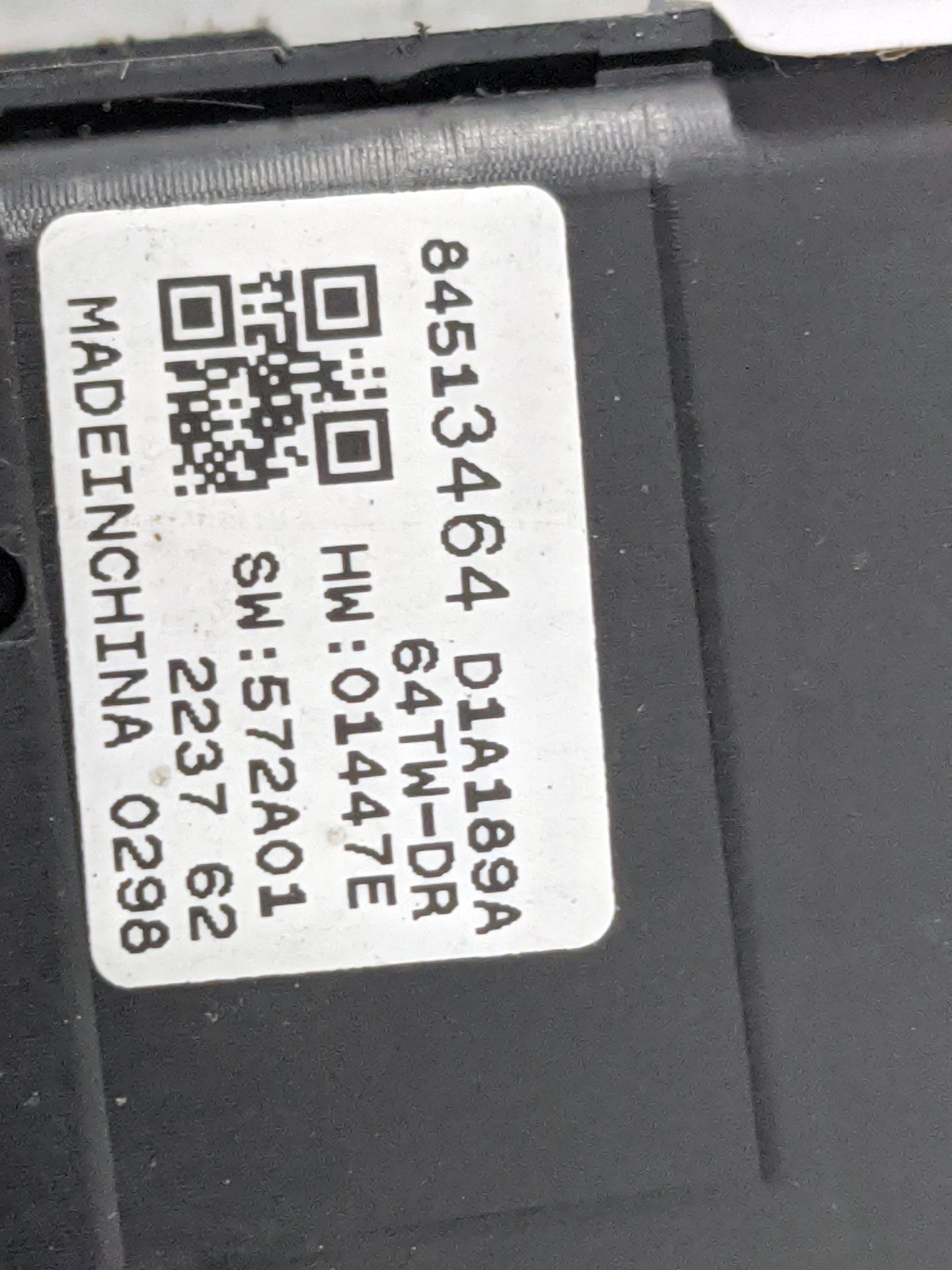 2020-2021 Buick Encor Master Power Window Switch Replacement Driver Side Left P/N:84513464 D1A189A Fits OEM Used Auto Parts 