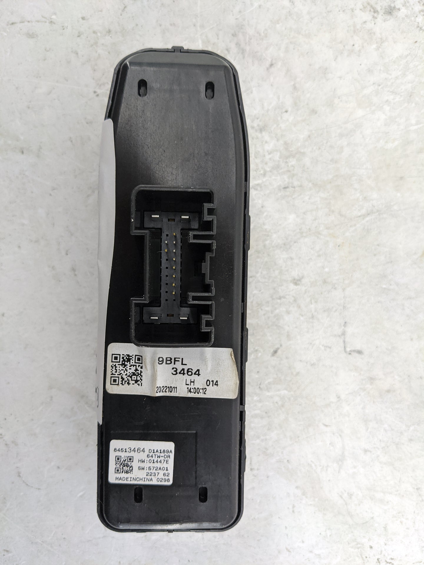 2020-2021 Buick Encor Master Power Window Switch Replacement Driver Side Left P/N:84513464 D1A189A Fits OEM Used Auto Parts 