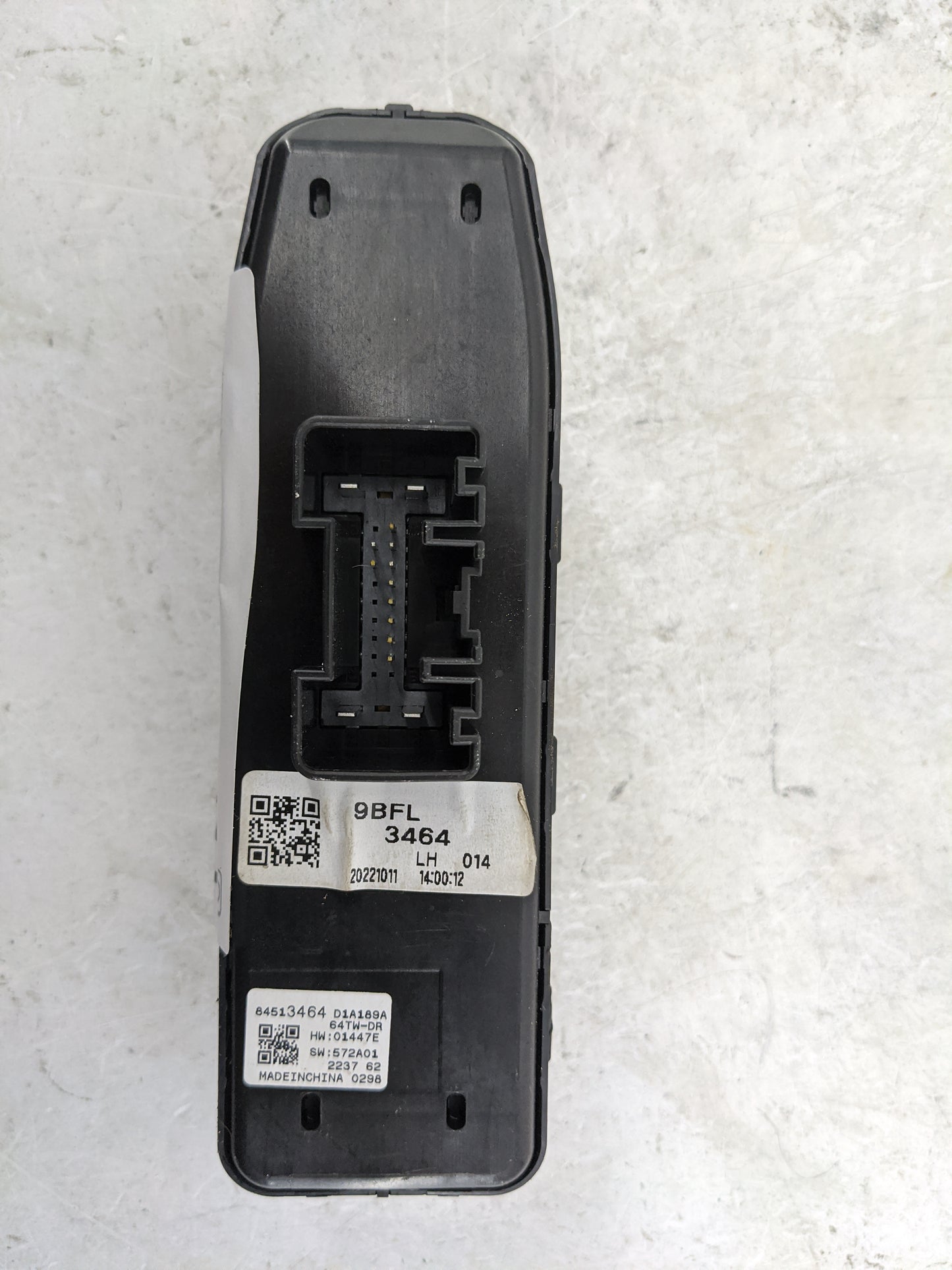 2020-2021 Buick Encor Master Power Window Switch Replacement Driver Side Left P/N:84513464 D1A189A Fits OEM Used Auto Parts 