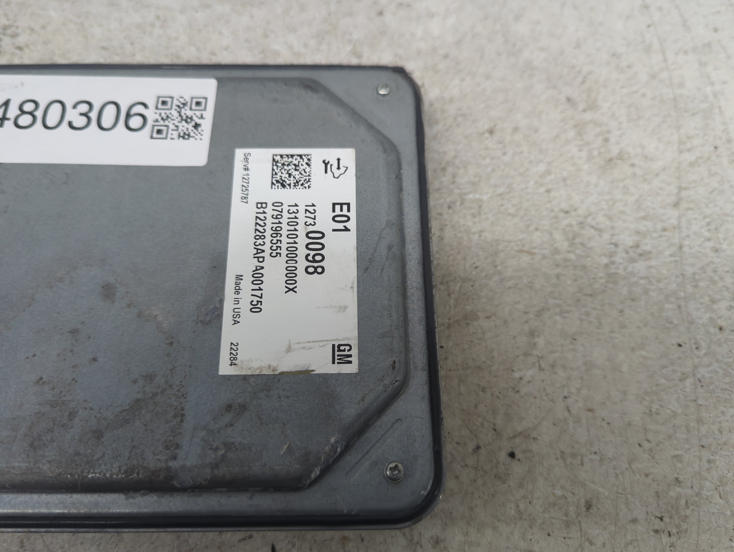 2020-2021 Buick Encore PCM Engine Control Computer ECU ECM PCU OEM P/N:12730098 13101010000000X, 07919655 Fits Fits 2020 202