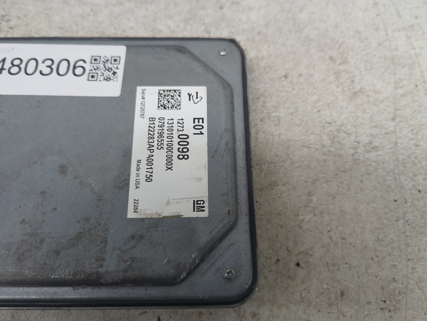 2020-2021 Buick Encore PCM Engine Control Computer ECU ECM PCU OEM P/N:12730098 13101010000000X, 07919655 Fits Fits 2020 202