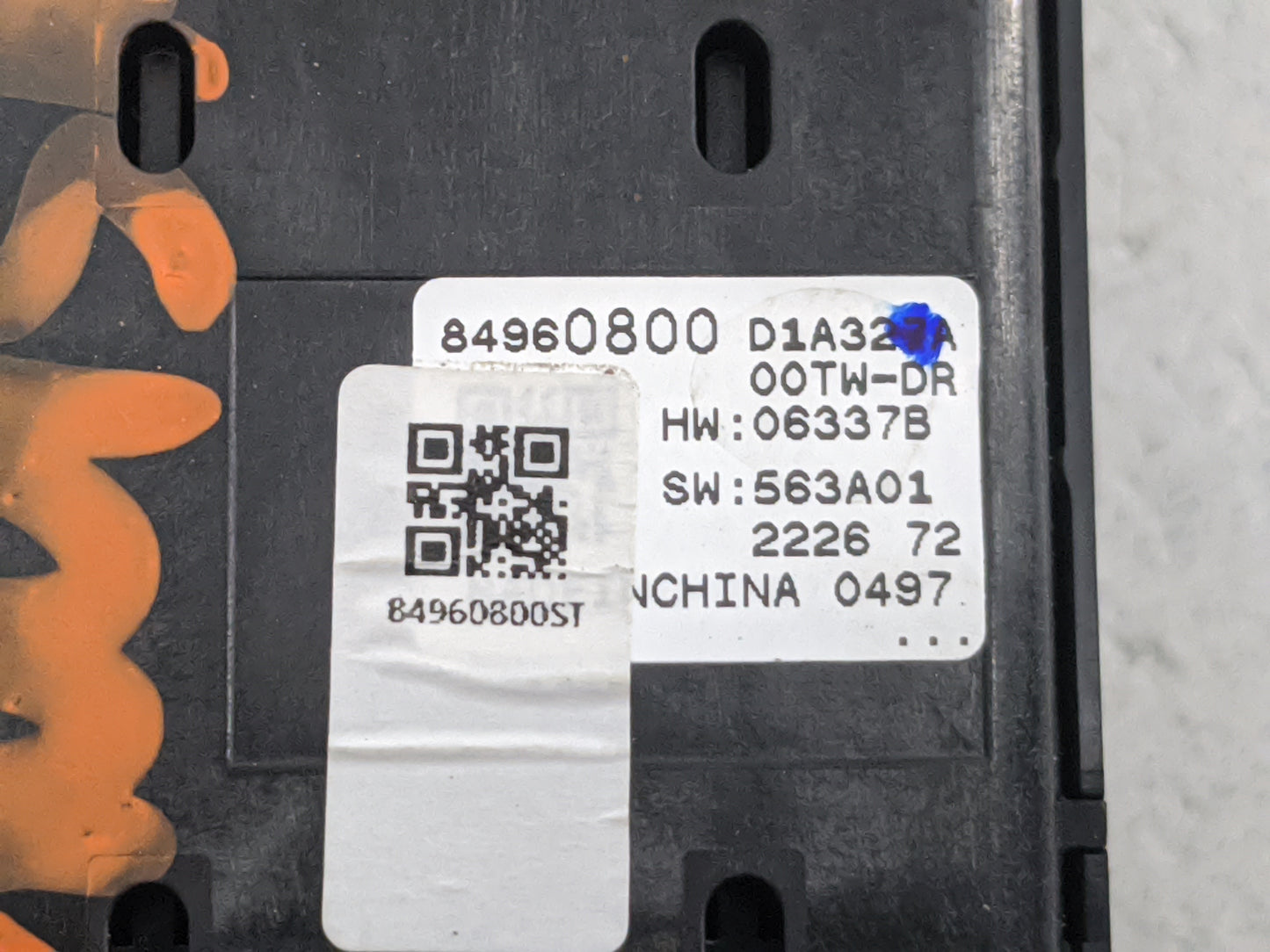 2021-2022 Buick Envision Master Power Window Switch Replacement Driver Side Left P/N:84960800 06337B, 563A01 Fits Fits 2021 