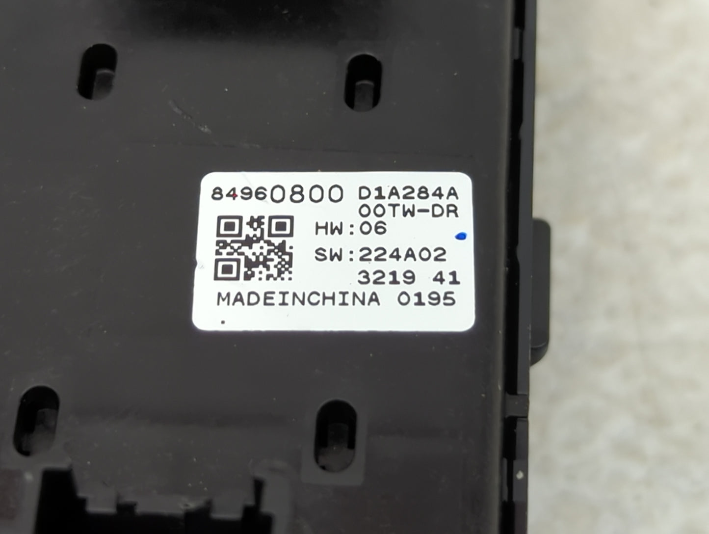 2023 Buick Envision Master Power Window Switch Replacement Driver Side Left Fits OEM Used Auto Parts - Oemusedautoparts1.com