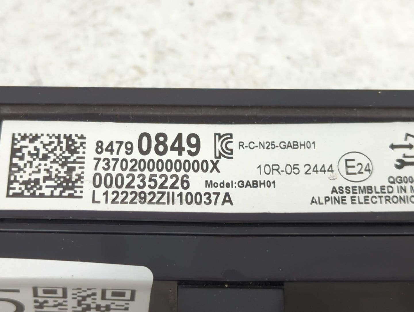 2019-2020 Cadillac Xt4 Climate Control Module Temperature AC/Heater Replacement P/N:84790849 Fits Fits 2019 2020 OEM Used Au