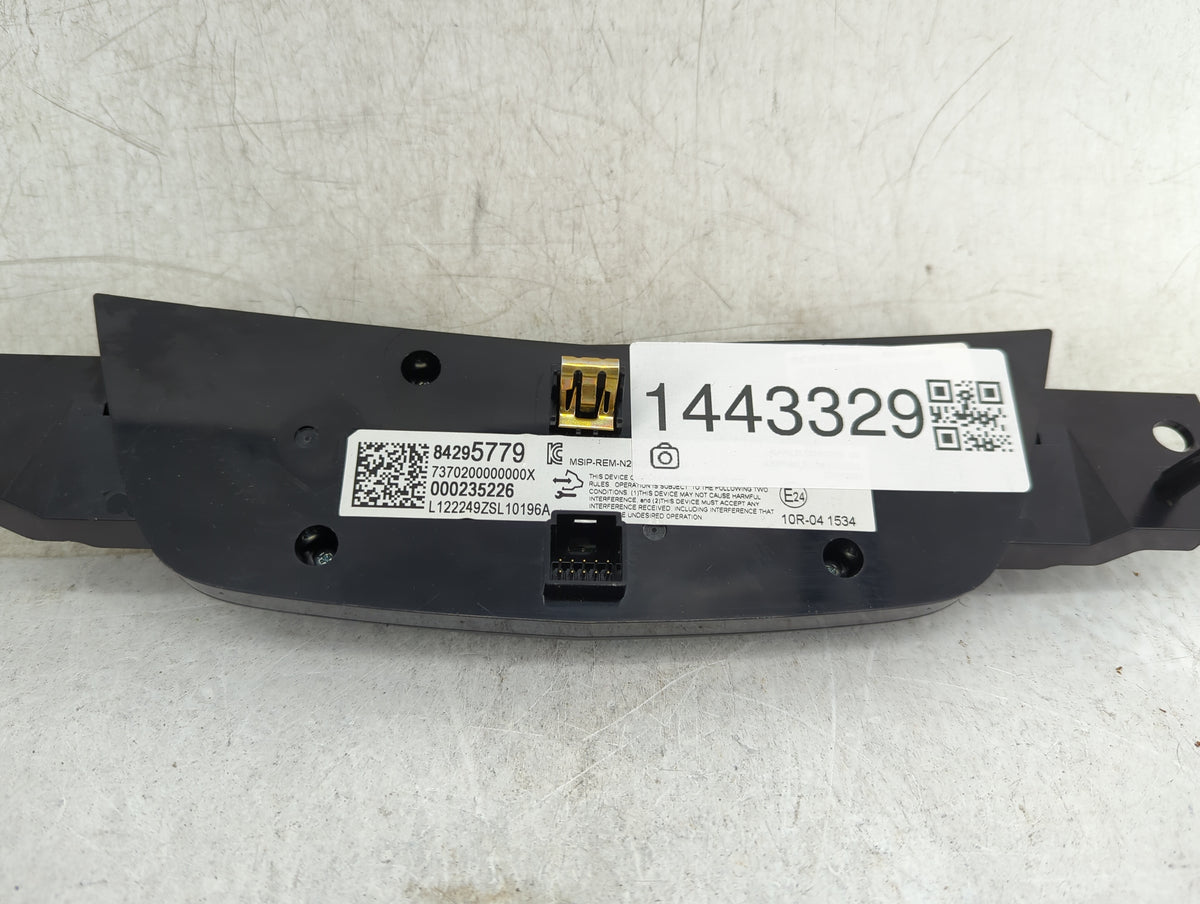 2023 Cadillac Xt5 Climate Control Module Temperature AC/Heater Replacement P/N:84295779 Fits OEM Used Auto Parts - Oemusedau