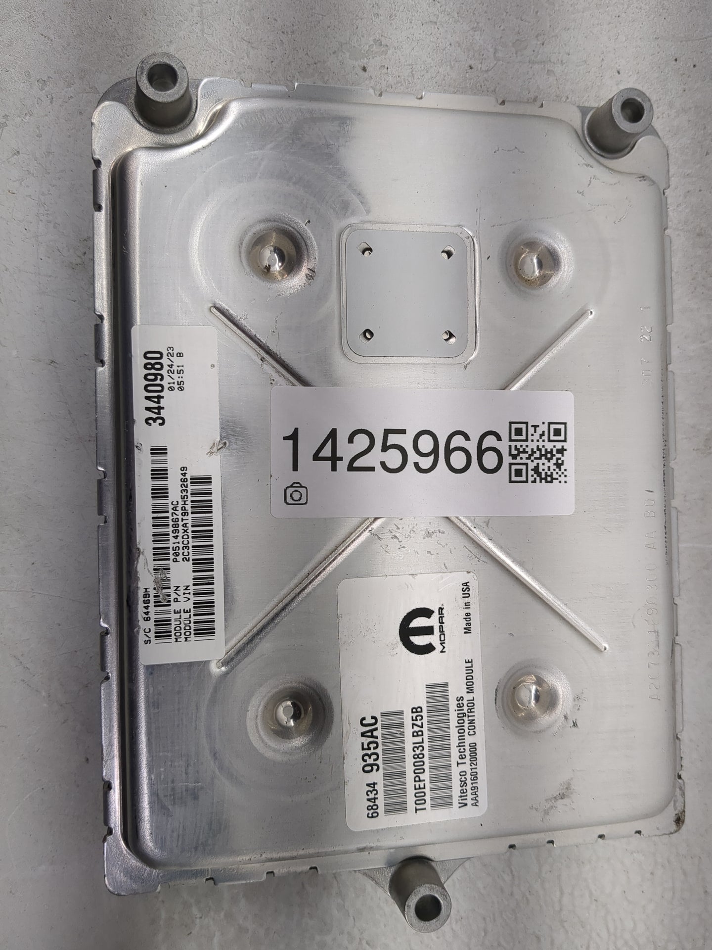 2023 Charger Charger PCM Engine Control Computer ECU ECM PCU OEM P/N:P05149867AC 68434 935AC Fits Fits 2020 2021 2022 OEM Us