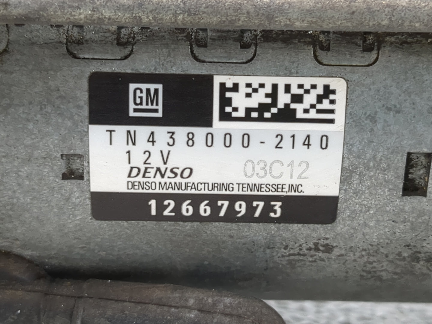 2019-2022 Chevrolet Blazer Car Starter Motor Solenoid OEM P/N:TN438000-2140 12667973 Fits Fits 2016 2017 2018 2019 2020 2021