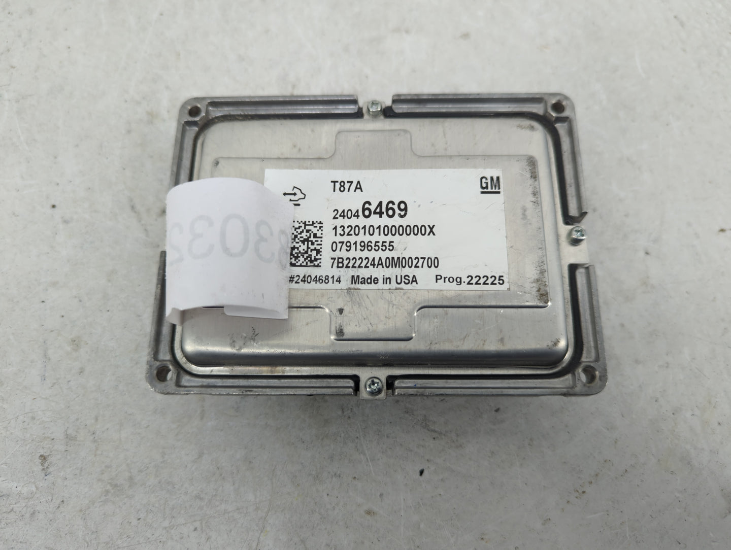 2020-2022 Chevrolet Blazer PCM Engine Control Computer ECU ECM PCU OEM P/N:24046469 Fits Fits 2020 2021 2022 OEM Used Auto P