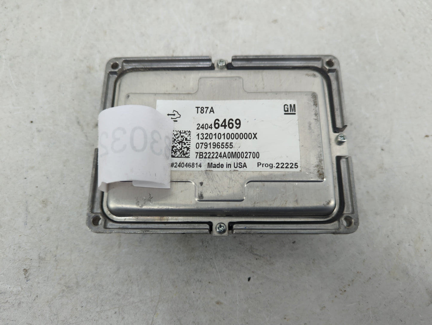2020-2022 Chevrolet Blazer PCM Engine Control Computer ECU ECM PCU OEM P/N:24046469 Fits Fits 2020 2021 2022 OEM Used Auto P
