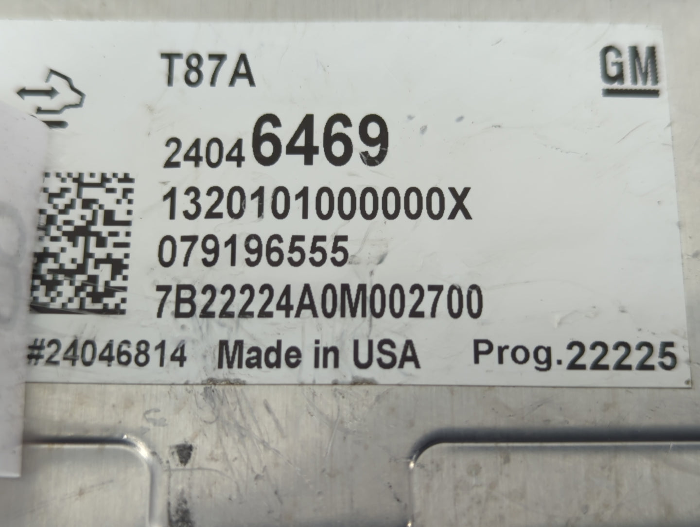 2020-2022 Chevrolet Blazer PCM Engine Control Computer ECU ECM PCU OEM P/N:24046469 Fits Fits 2020 2021 2022 OEM Used Auto P