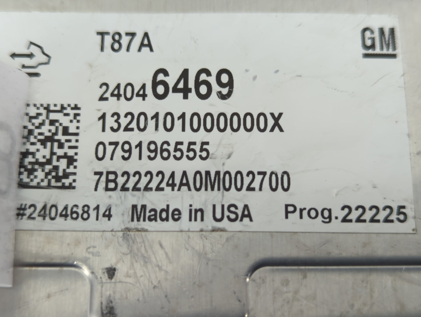 2020-2022 Chevrolet Blazer PCM Engine Control Computer ECU ECM PCU OEM P/N:24046469 Fits Fits 2020 2021 2022 OEM Used Auto P