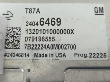 2020-2022 Chevrolet Blazer PCM Engine Control Computer ECU ECM PCU OEM P/N:24046469 Fits Fits 2020 2021 2022 OEM Used Auto Parts