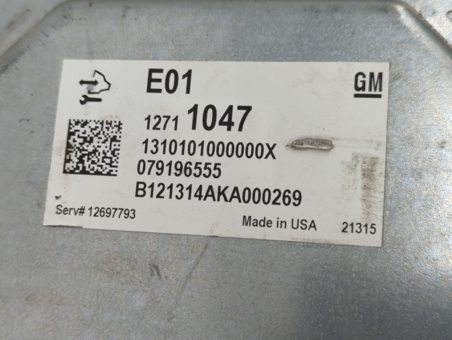 2020-2022 Chevrolet Blazer PCM Engine Control Computer ECU ECM PCU OEM P/N:079196555 24046469 Fits Fits 2020 2021 2022 OEM U