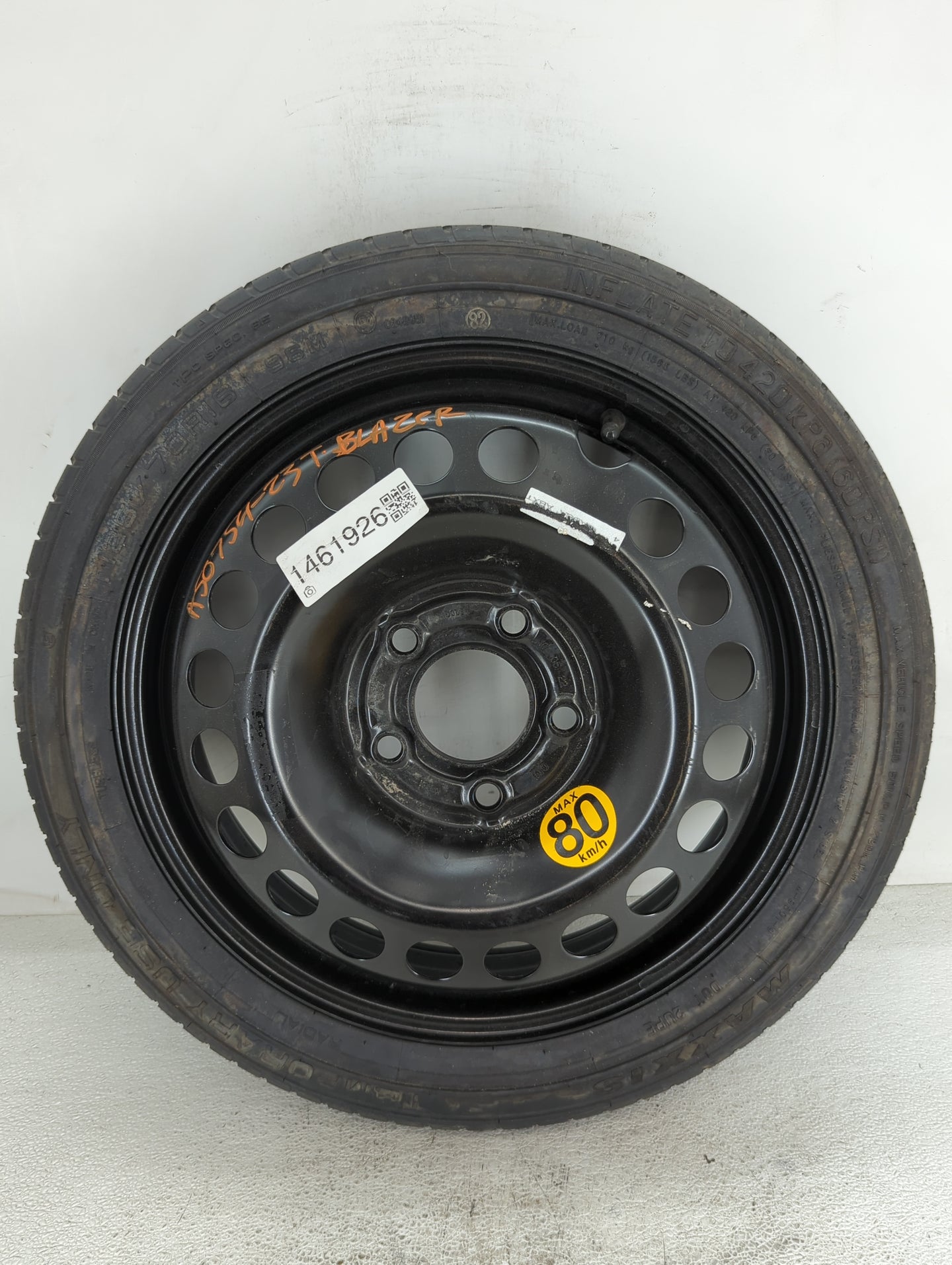 2023 Chevrolet Blazer Spare Donut Tire Wheel Rim Oem - Oemusedautoparts1.com