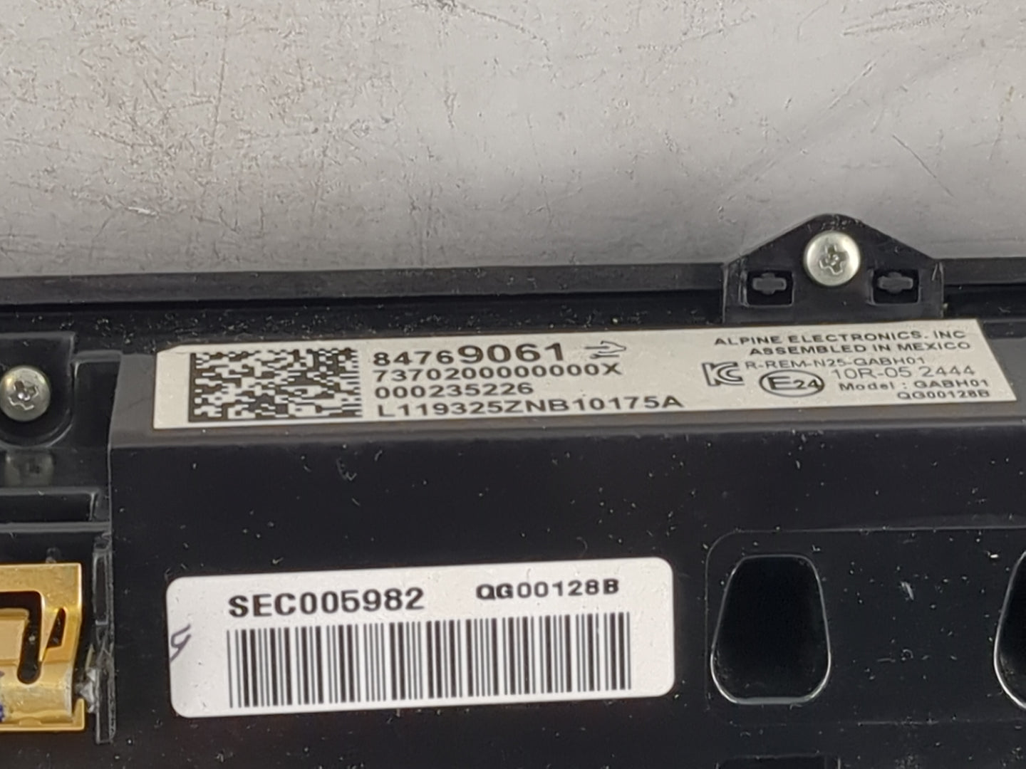 2019-2022 Chevrolet Blazer Climate Control Module Temperature AC/Heater Replacement P/N:84769061 GABH01 Fits OEM Used Auto P