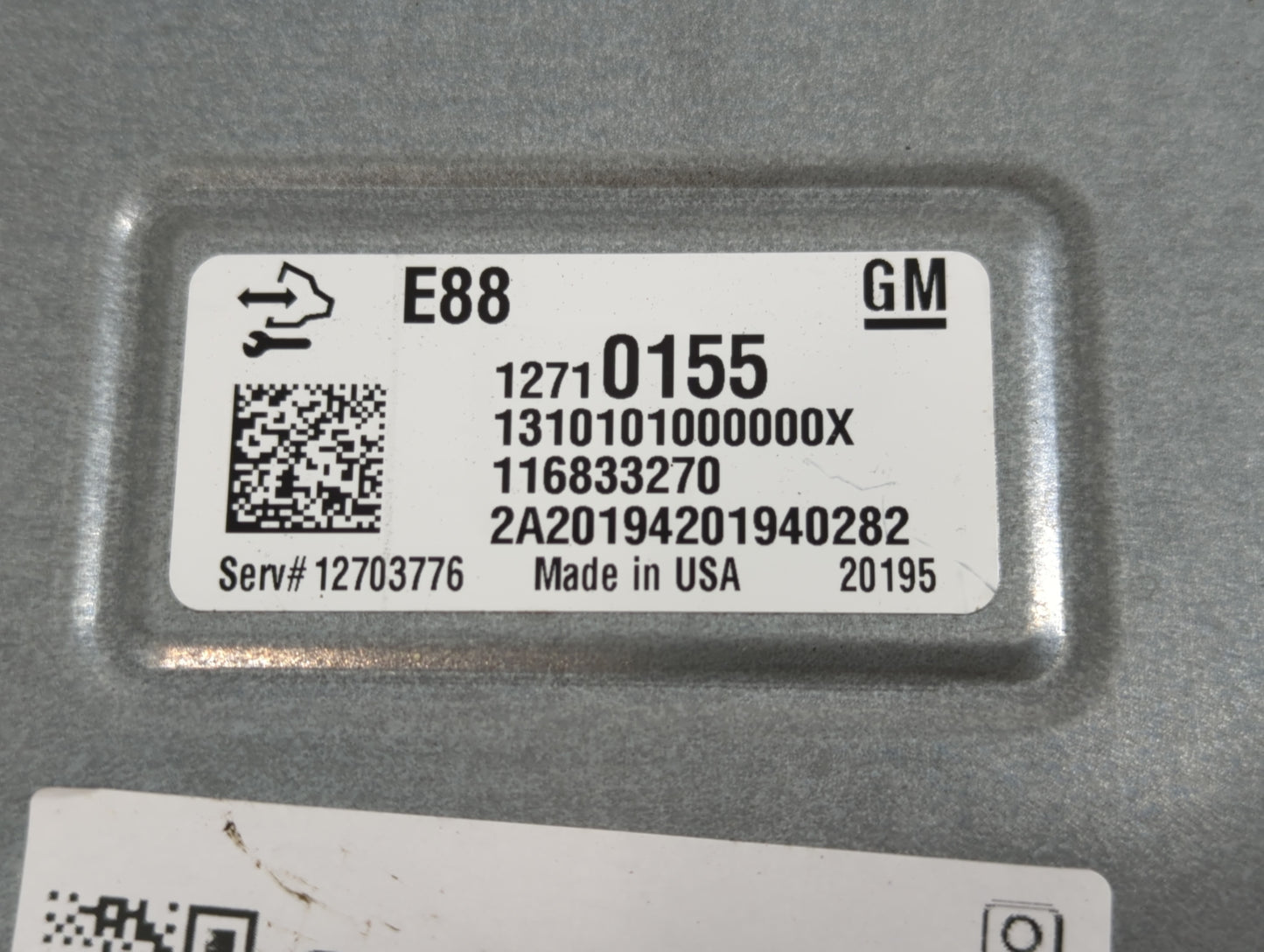 2021 Chevrolet Camaro PCM Engine Control Computer ECU ECM PCU OEM P/N:12710155 12727139 Fits Fits 2020 2022 OEM Used Auto Pa