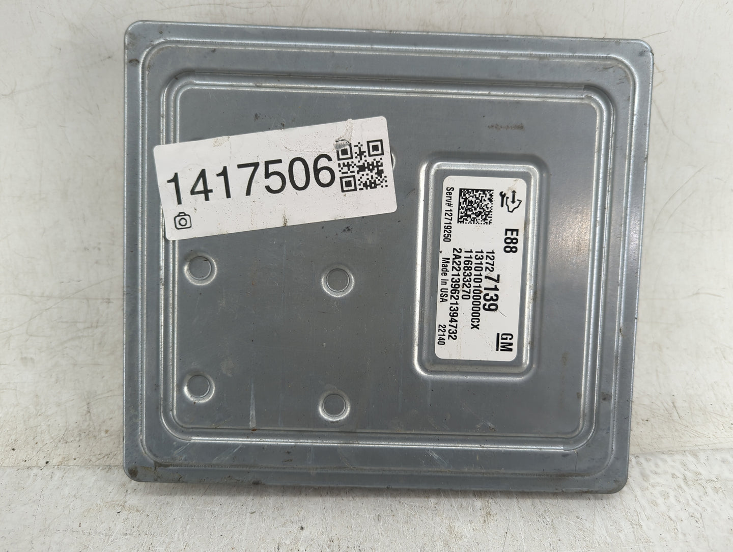 2021 Chevrolet Camaro PCM Engine Control Computer ECU ECM PCU OEM P/N:116833270 12727139 Fits Fits 2020 2022 OEM Used Auto P
