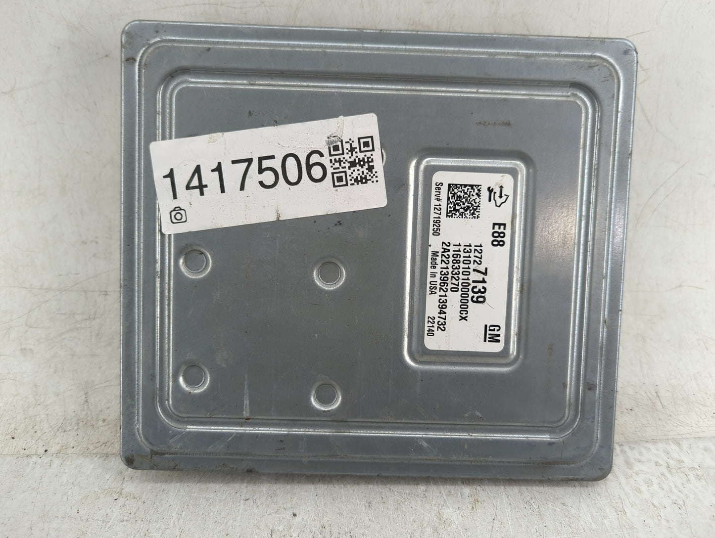 2021 Chevrolet Camaro PCM Engine Control Computer ECU ECM PCU OEM P/N:116833270 12727139 Fits Fits 2020 2022 OEM Used Auto P