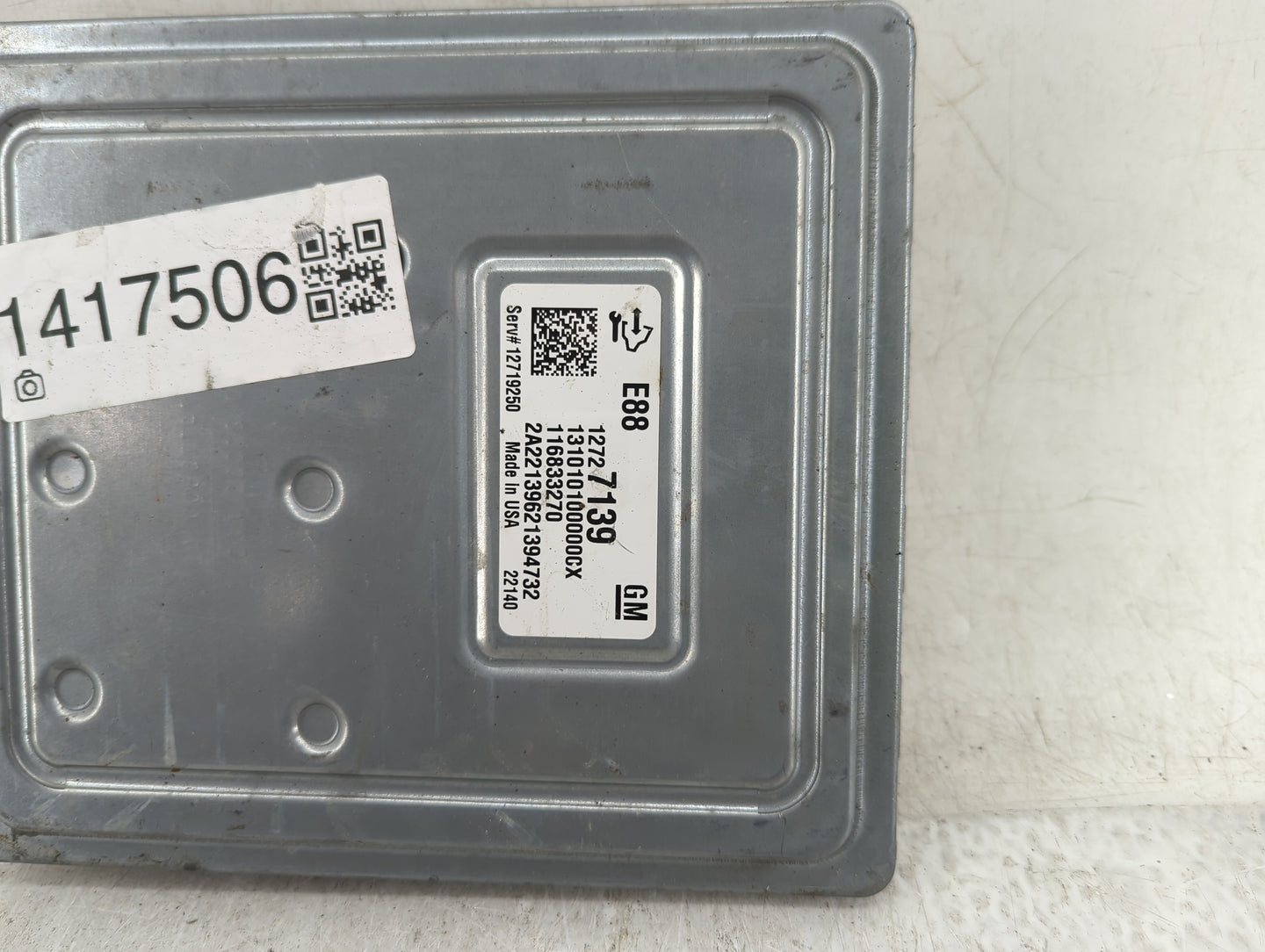 2021 Chevrolet Camaro PCM Engine Control Computer ECU ECM PCU OEM P/N:116833270 12727139 Fits Fits 2020 2022 OEM Used Auto P