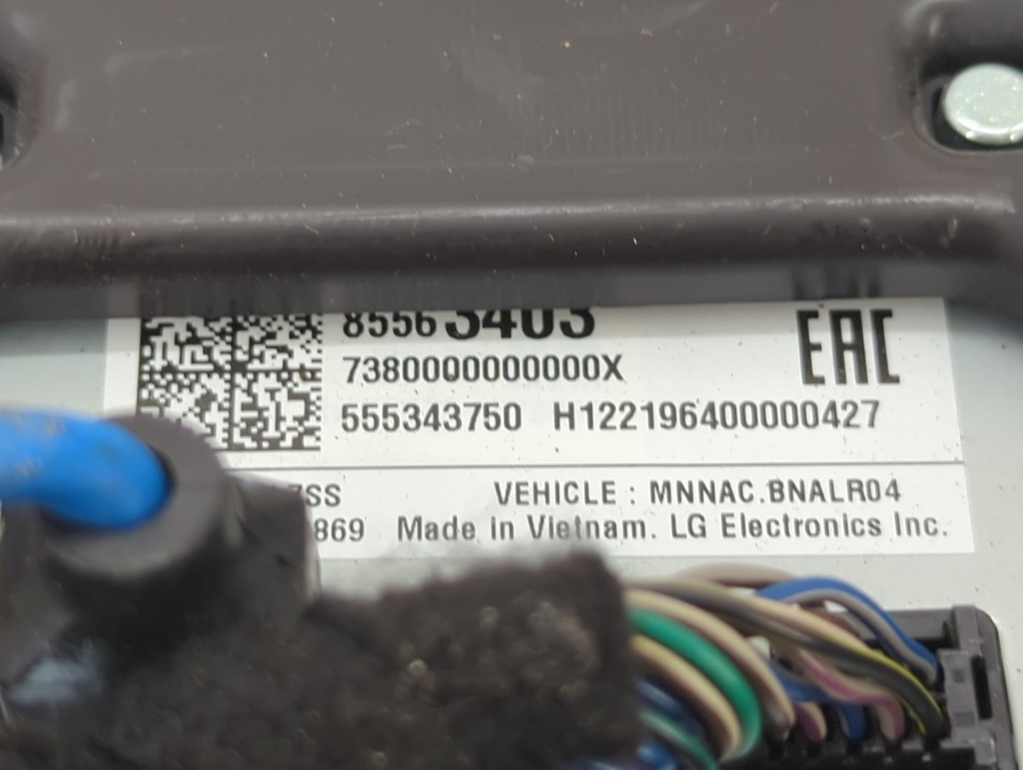 2021-2021 Chevrolet Camaro Information Display Screen - Oemusedautoparts1.com