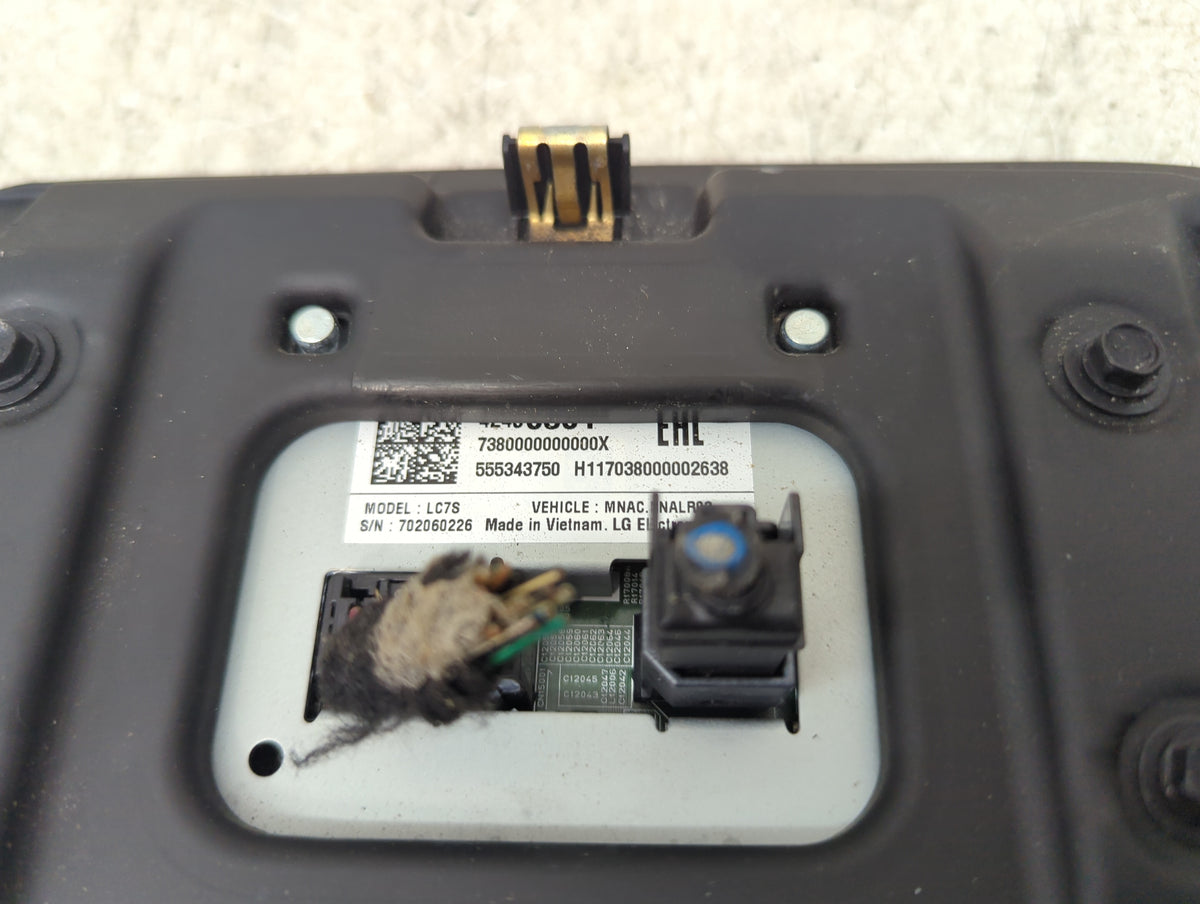 2016-2017 Chevrolet Camaro Information Radio Display Screen - Oemusedautoparts1.com