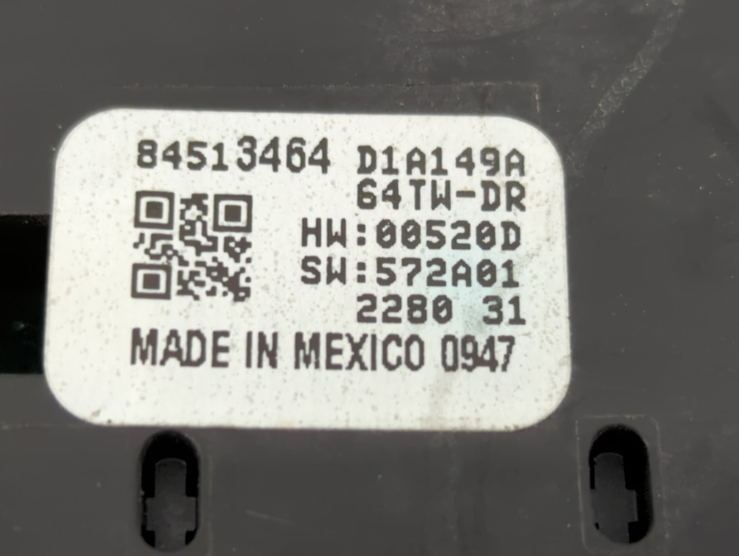 2018-2022 Chevrolet Equinox Master Power Window Switch Replacement Driver Side Left P/N:84513464 Fits OEM Used Auto Parts - 