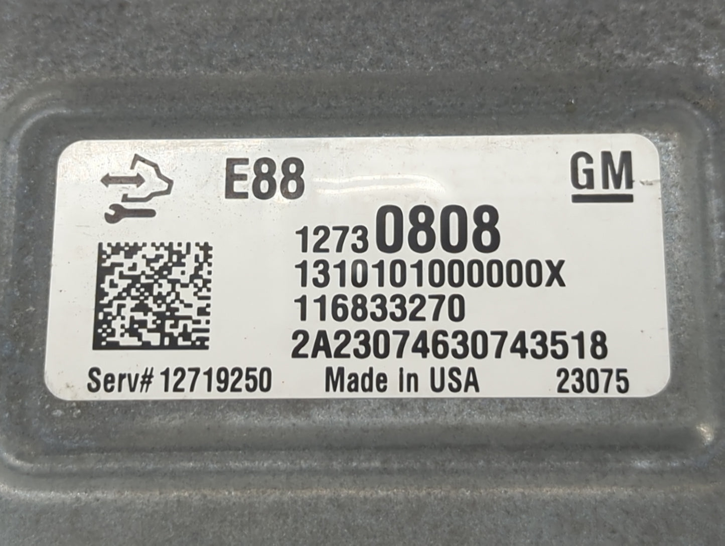 2020-2022 Chevrolet Equinox PCM Engine Control Computer ECU ECM PCU OEM P/N:116833270 12730808 Fits Fits 2020 2021 2022 OEM 