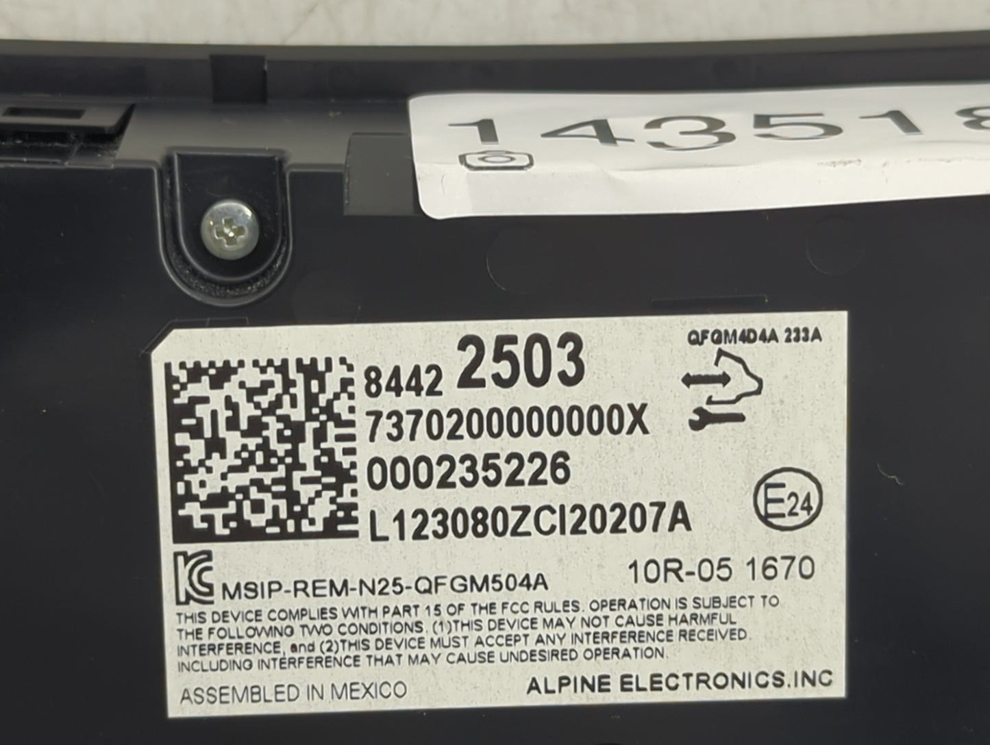2019-2021 Chevrolet Equinox Climate Control Module Temperature AC/Heater Replacement P/N:84422503 7370200000000X Fits OEM Us