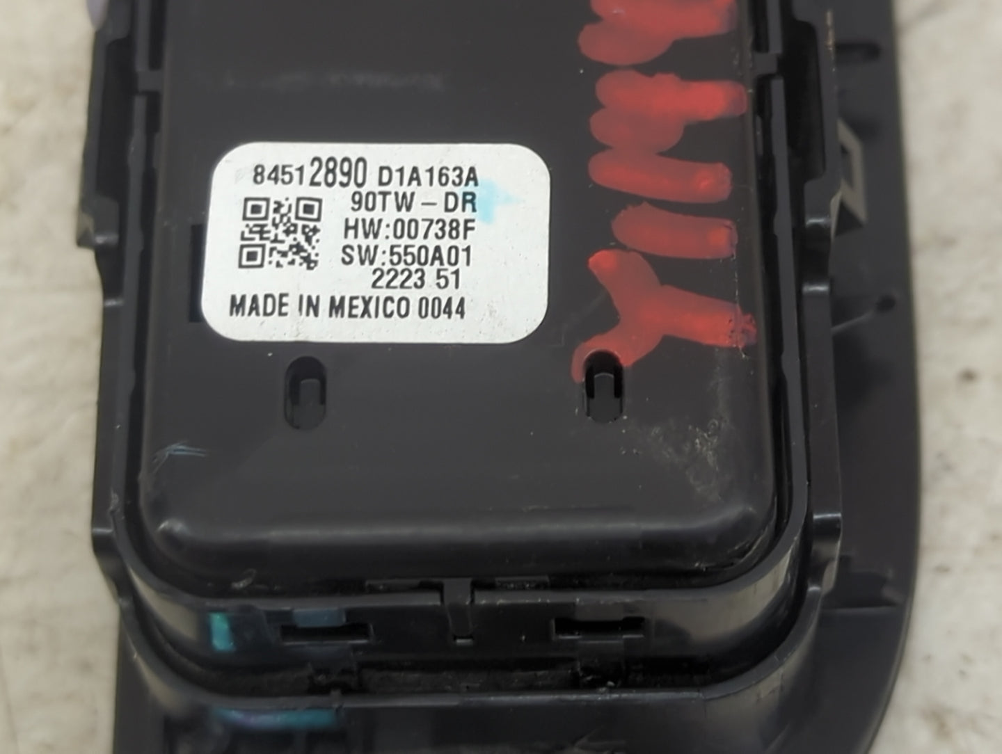 2018-2022 Chevrolet Equinox Master Power Window Switch Replacement Driver Side Left P/N:84512890 D1A163A Fits OEM Used Auto 