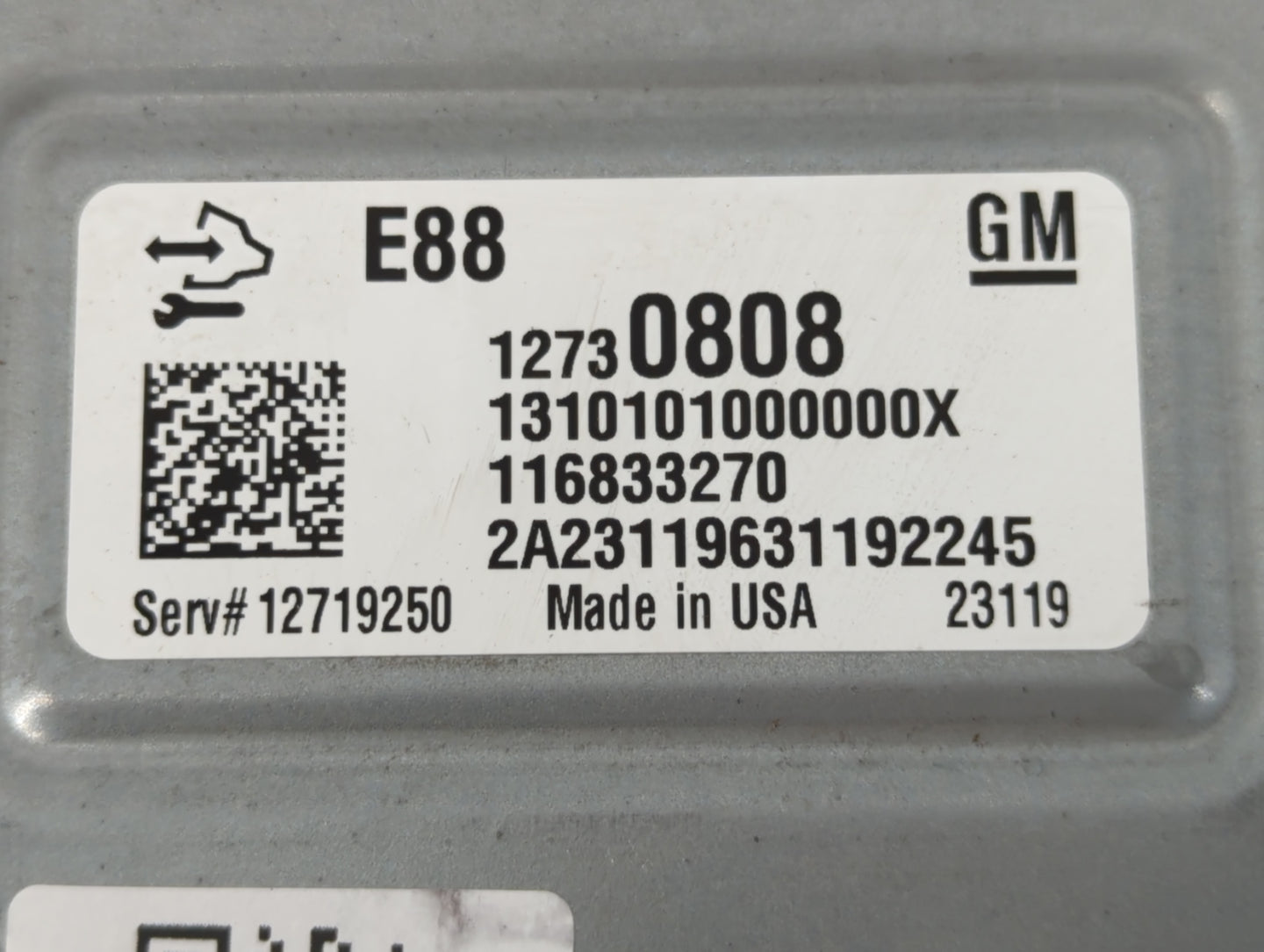 2020-2022 Chevrolet Equinox PCM Engine Control Computer ECU ECM PCU OEM P/N:12730808 Fits Fits 2020 2021 2022 OEM Used Auto 